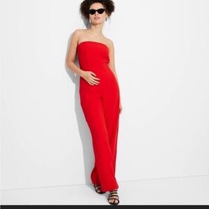 Wild fable wide leg, tube jumpsuit